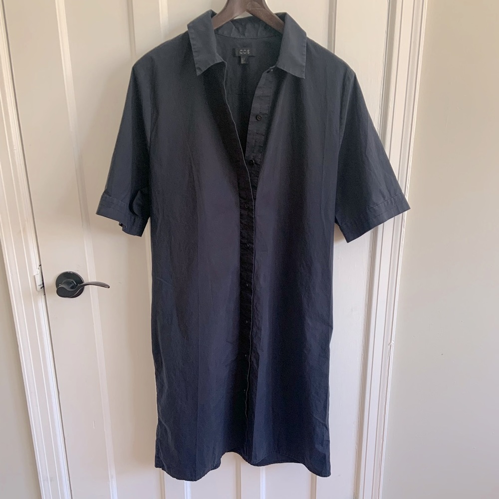 COS Cotton poplin Shirtdress